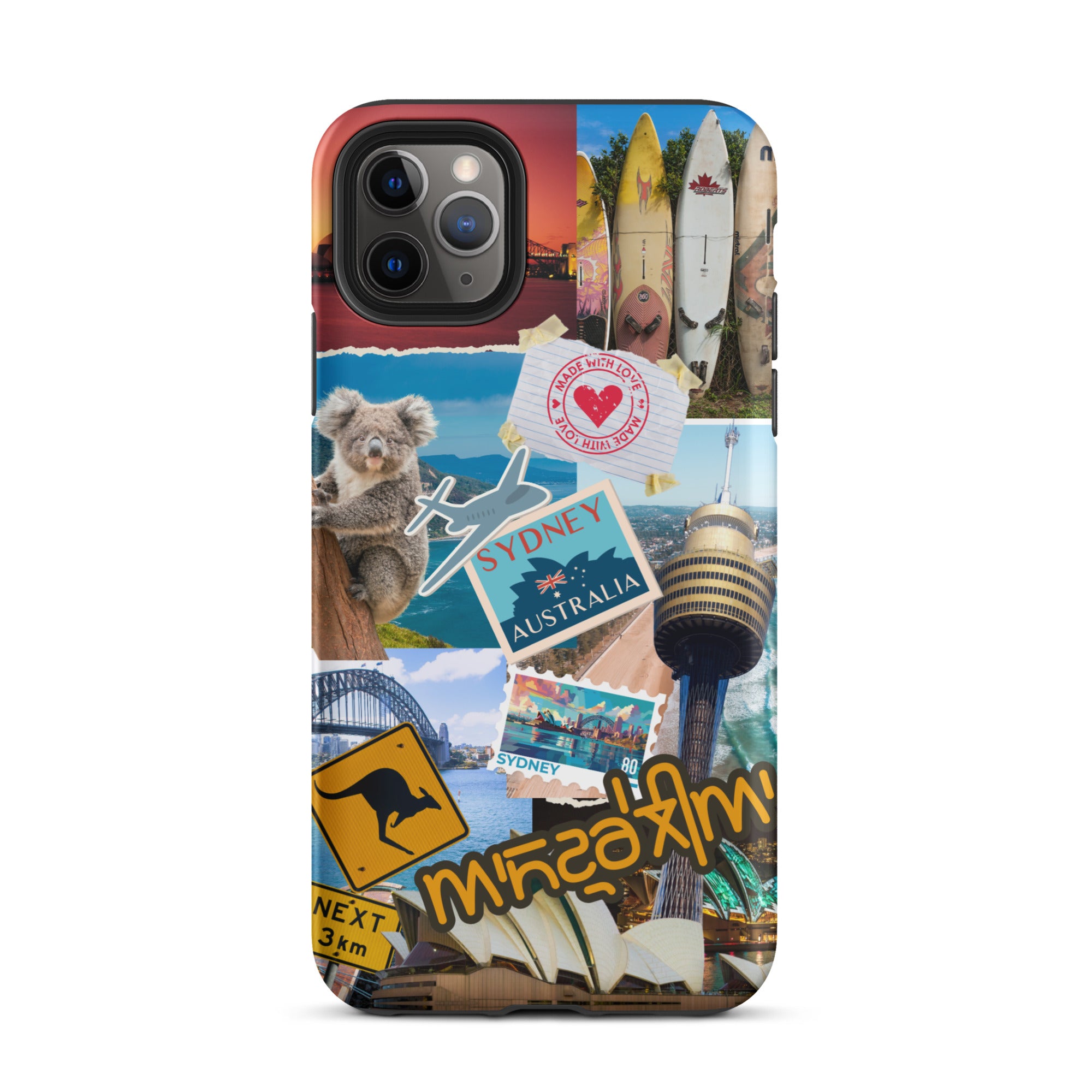 Premium Sydney Collage iPhone Case - Stylish & Durable Phone Cover for iPhone Models - Perfect for Travel, Work & Everyday Protection