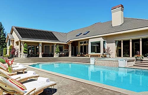 SunQuest Economy Solar Pool Heater Panel - 2ft x 12ft Collector with Roof/Rack Mount & Add-on Kit - DIY Solar Water Heater for Above Ground & Seasonal Pools - UV Resistant - Perfect for Backyard, Inflatable & Temporary Pools - Easy Installation & Energy Saving Solution