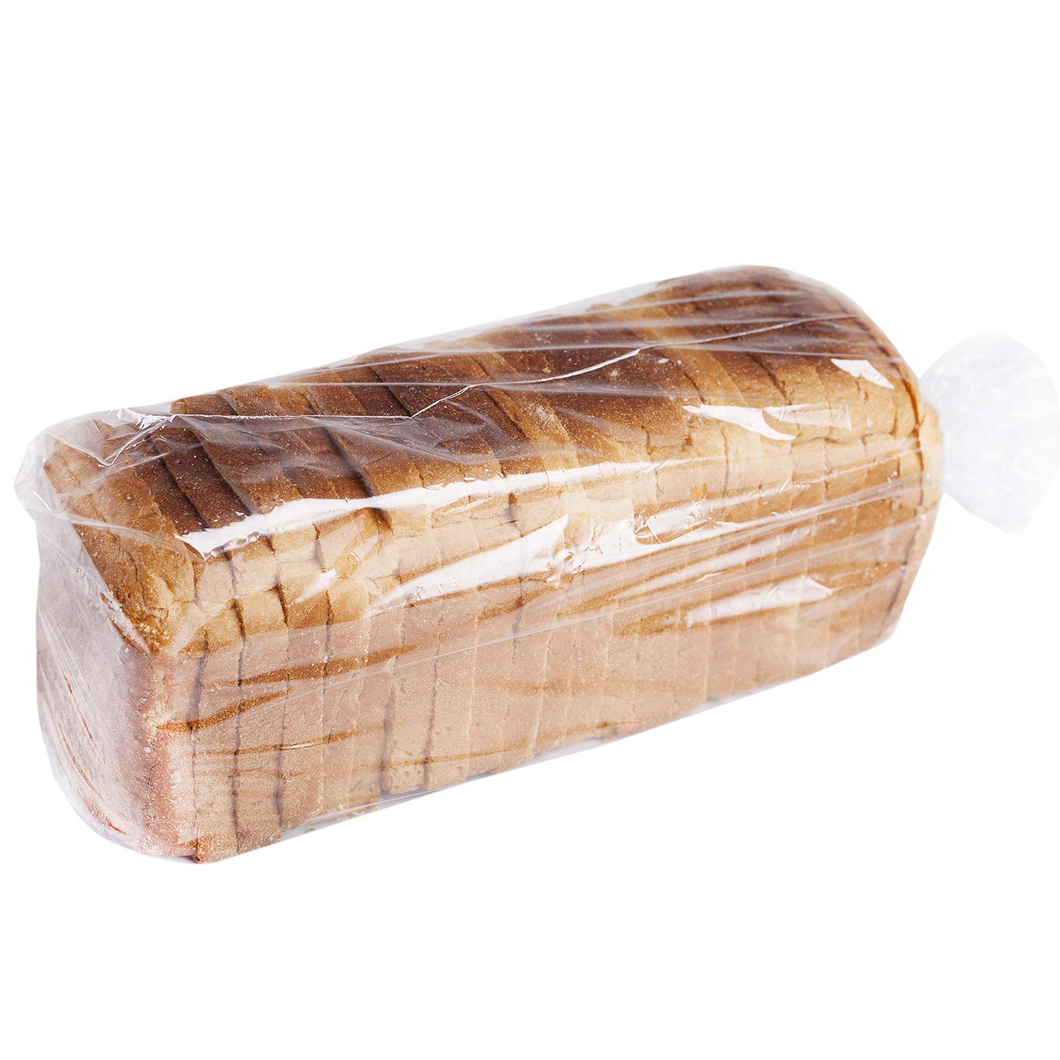 50 Pack Clear Bread Bags for Homemade Bread - 18x4x8 Inches Loaf Bags with Twist Ties | Perfect for Bakery, Bread Storage & Gift Packaging