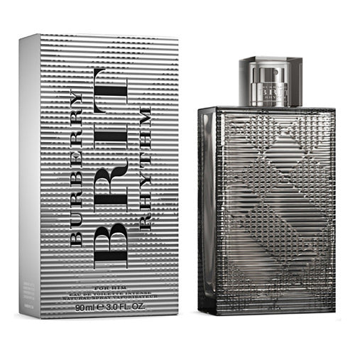 Burberry Brit Rhythm Intense Men's Cologne | 3.0 oz Eau de Toilette Spray | Long-Lasting Fragrance for Day & Night Wear | Perfect for Work, Date Night & Special Occasions