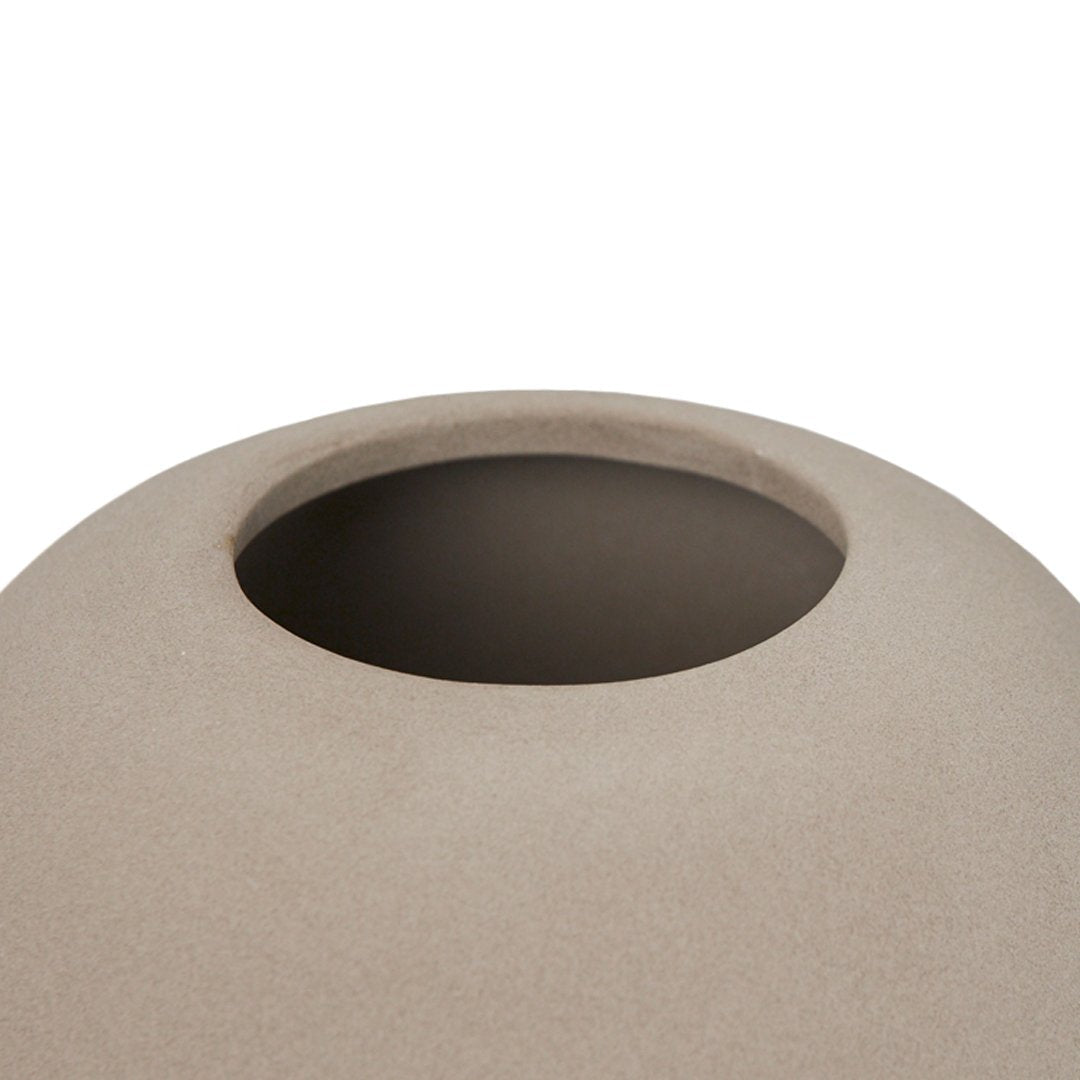 Kristina Dam Studio Dome Vase - Modern Ceramic Home Decor for Living Room, Dining Table & Wedding Centerpieces