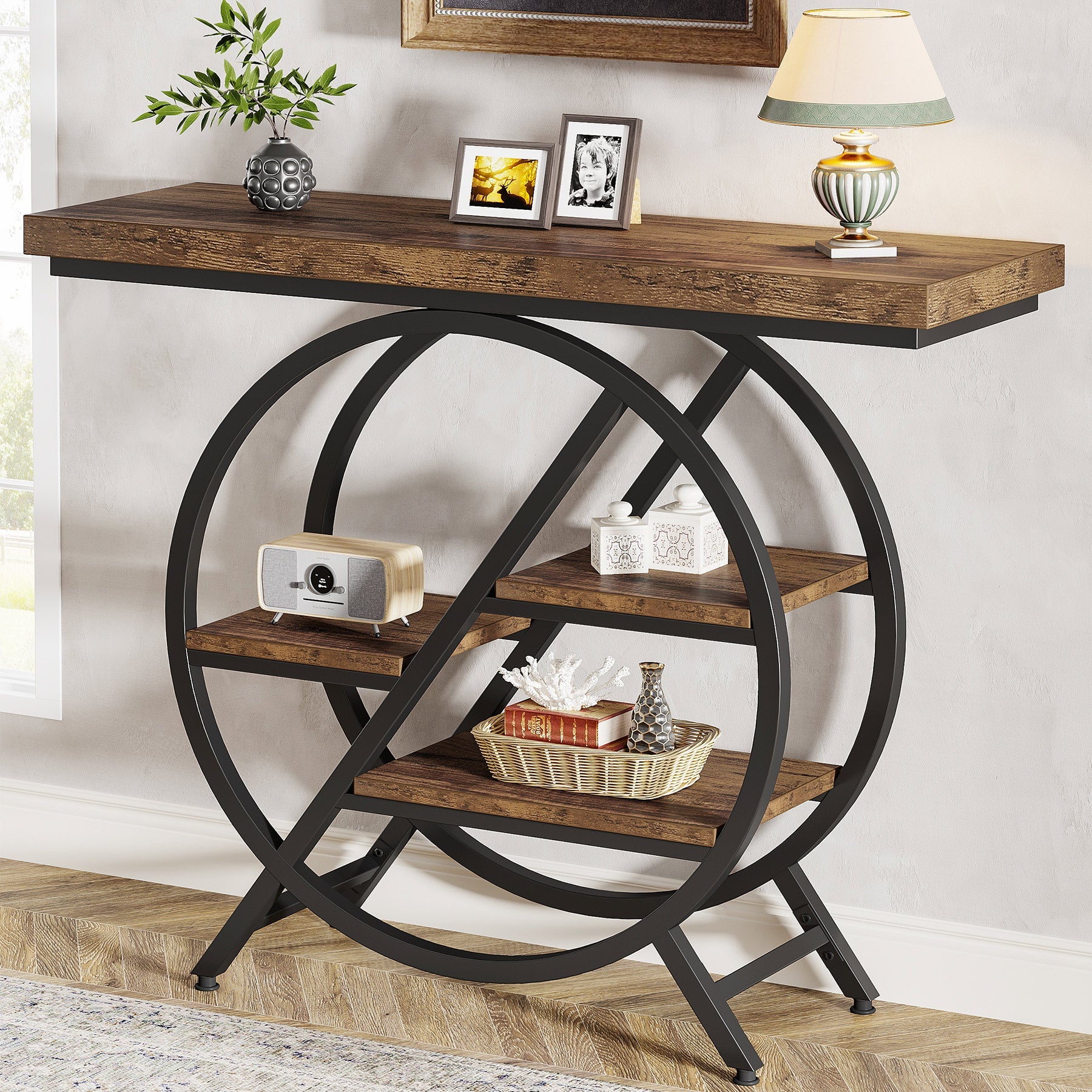 4 Tier Console Table, 39.4