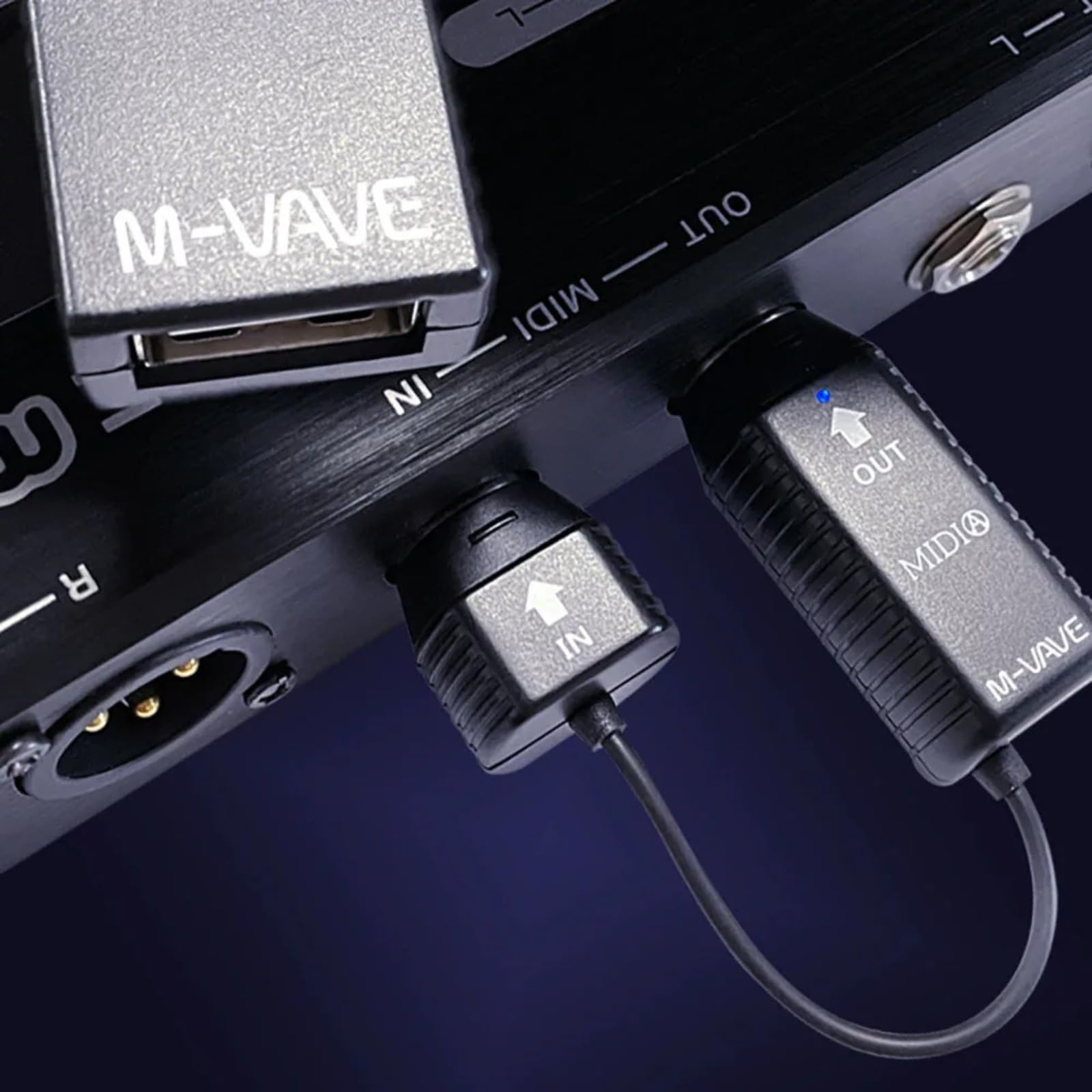 MS1 Midi Wireless System Interface - Mini Wireless MIDI Transmission Adapter, Plug & Play for Keyboards, Synthesizers & Digital Pianos | Perfect for Live Performances & Studio Recording