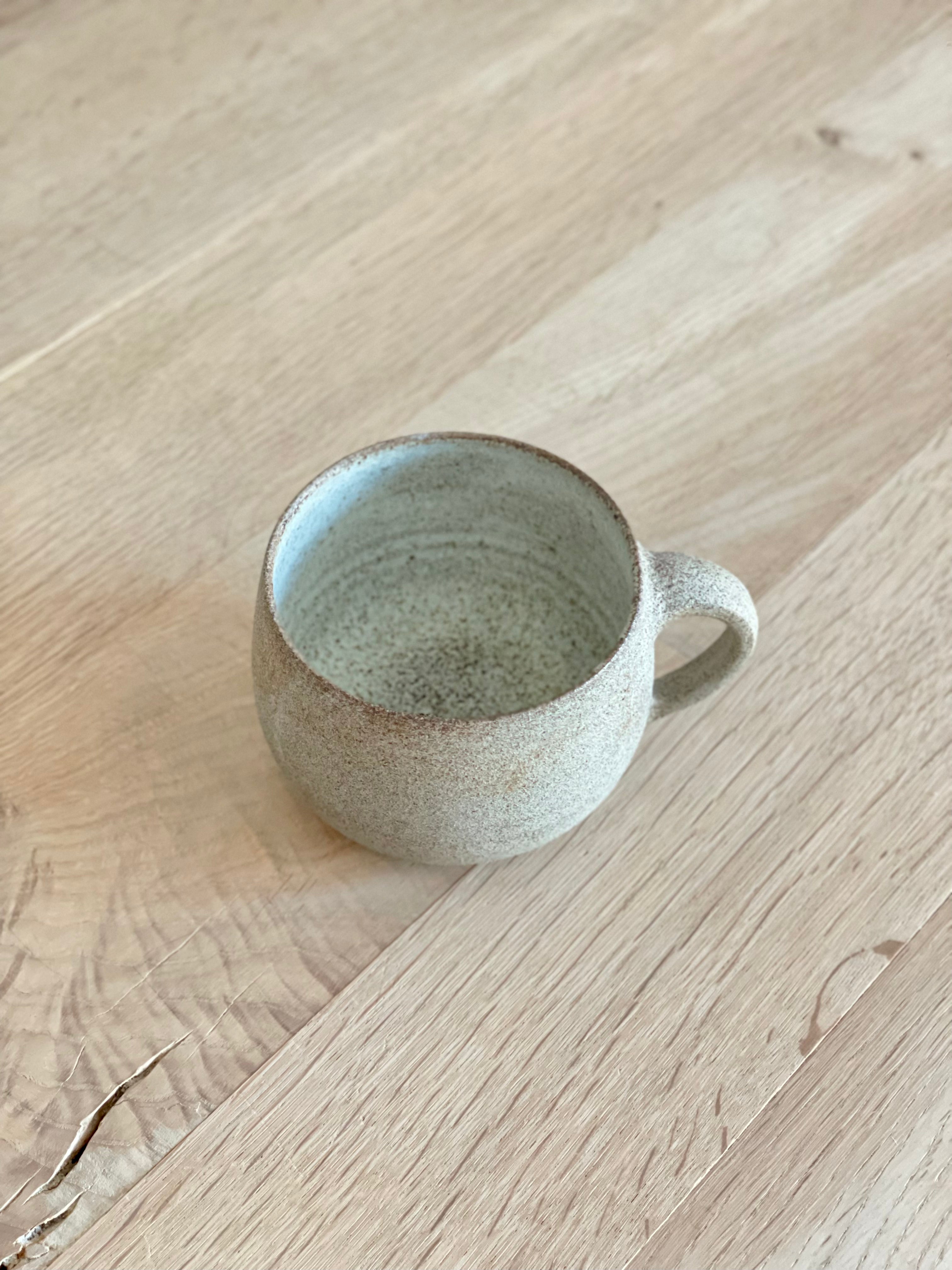 Aage Würtz Ceramic Mug - Pure & Raw Handmade Coffee Cup for Home, Office, and Cafe Use