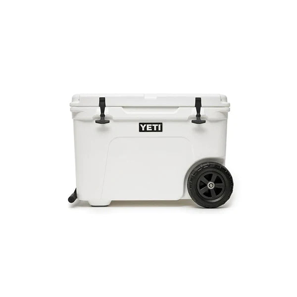 Tundra Haul Wheeled Cooler - Heavy Duty Rolling Cooler for Camping, Beach, Picnics & Outdoor Adventures - 50 Quart Insulated Cooler with Wheels for Easy Transport
