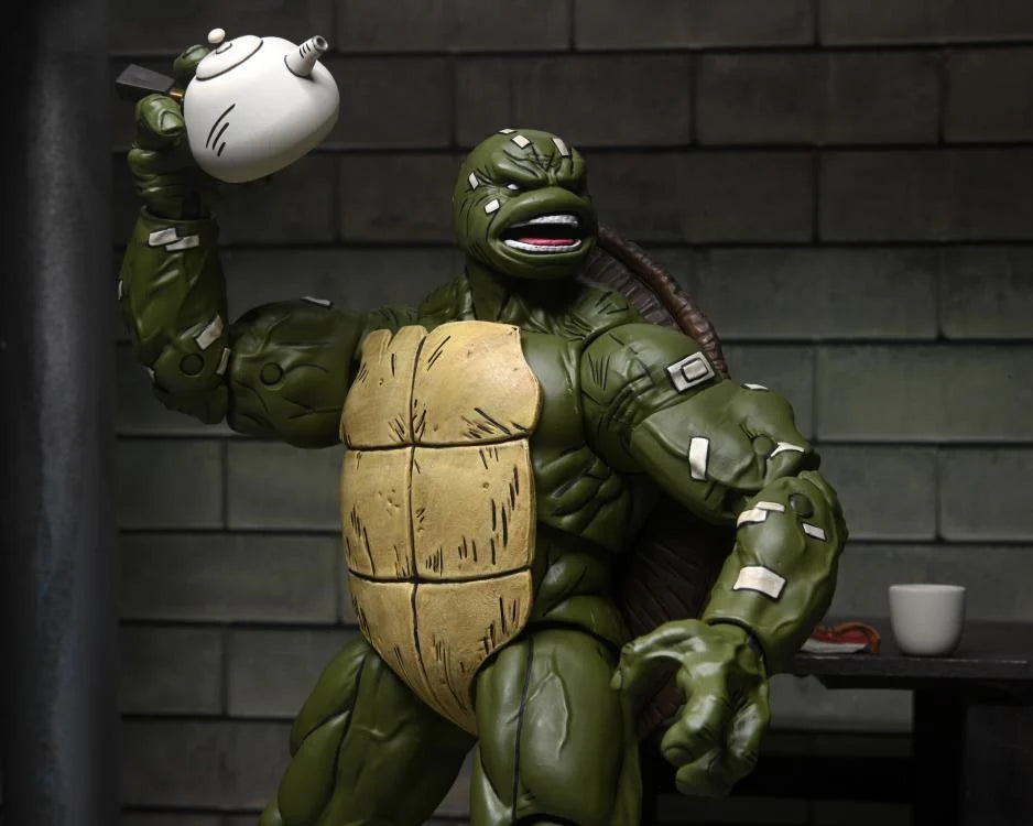 NECA Teenage Mutant Ninja Turtles: The Last Ronin Battle Damaged Action Figure - Collectible TMNT Toy for Display & Play - Perfect for Fans, Collectors & Gift Giving
