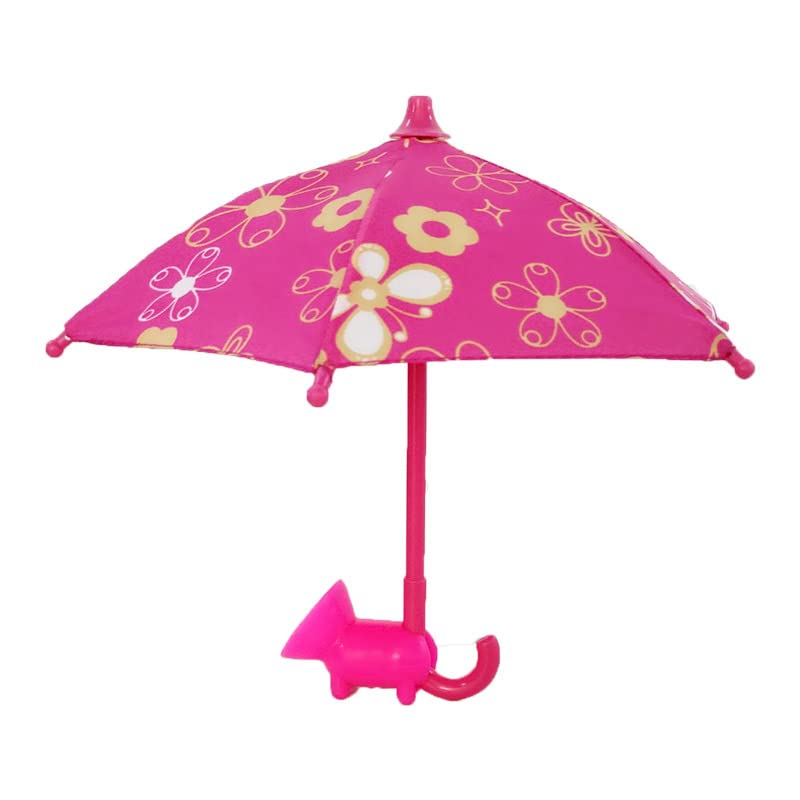 Universal Adjustable Phone Umbrella Suction Cup Stand - Cartoon Piggy Sunshade Holder for Mobile Phones | Durable Sun Visor & Car Mount | Perfect for Outdoor Activities, Beach, Driving, and Travel