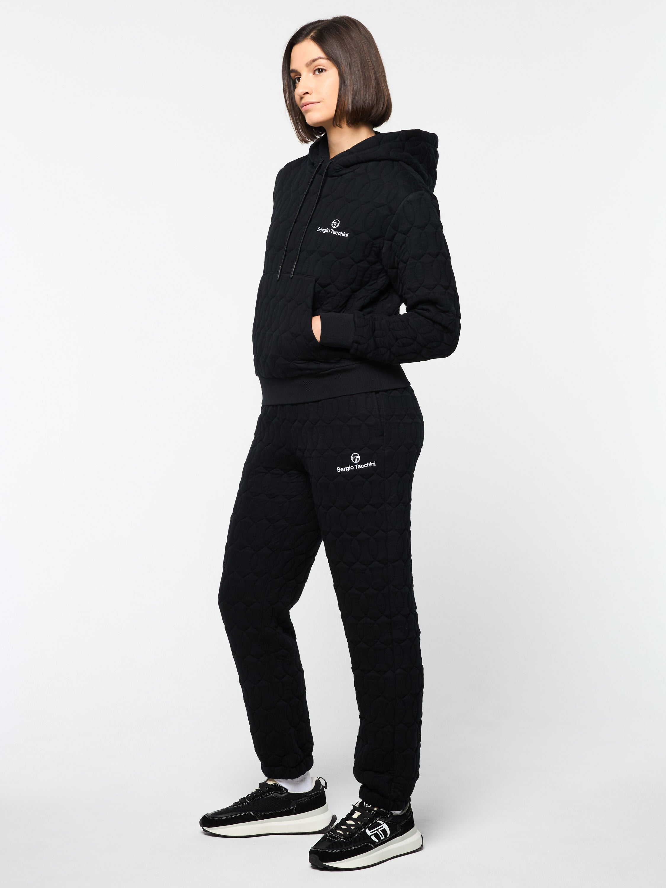 Women's Aversa Quilted Hoodie Jacket - Stylish Winter Warm Fleece Lined Coat with Hood for Outdoor Activities & Casual Wear