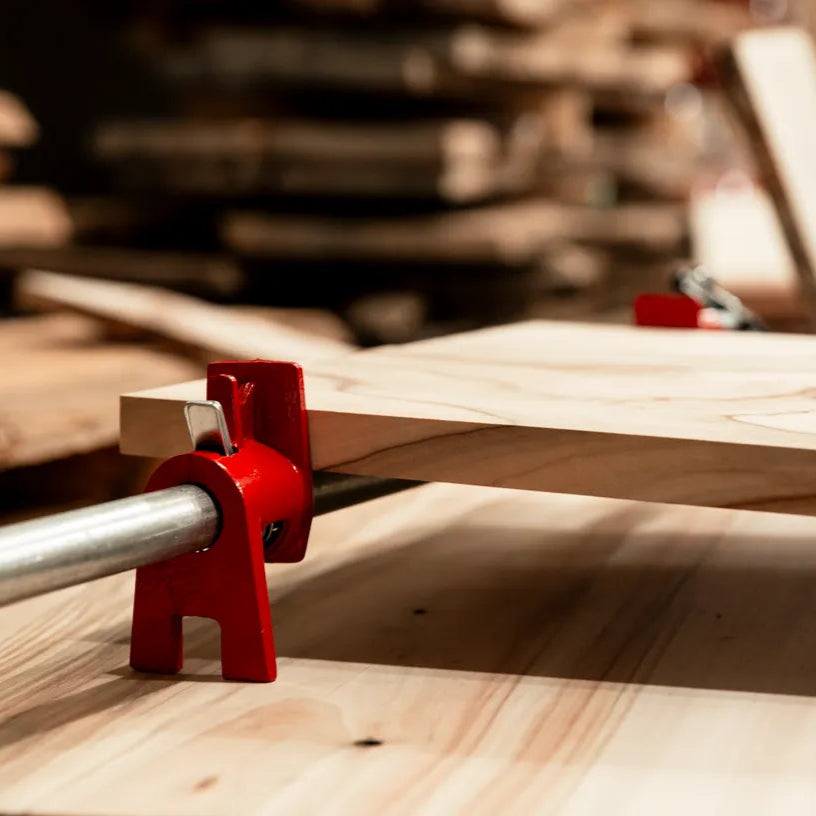 Heavy Duty 3/4 Inch Pipe Clamp - Industrial Strength Panel Clamping Tool by Timberlock Tools - Perfect for Woodworking, Metalworking, and DIY Projects