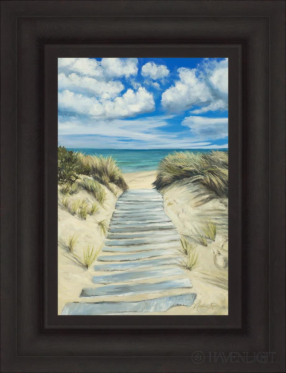 Seaside Decor - Handcrafted Broken Path Mosaic Art Piece for Home & Garden Wall Decor | Perfect for Beach House, Coastal Living Room, or Outdoor Patio