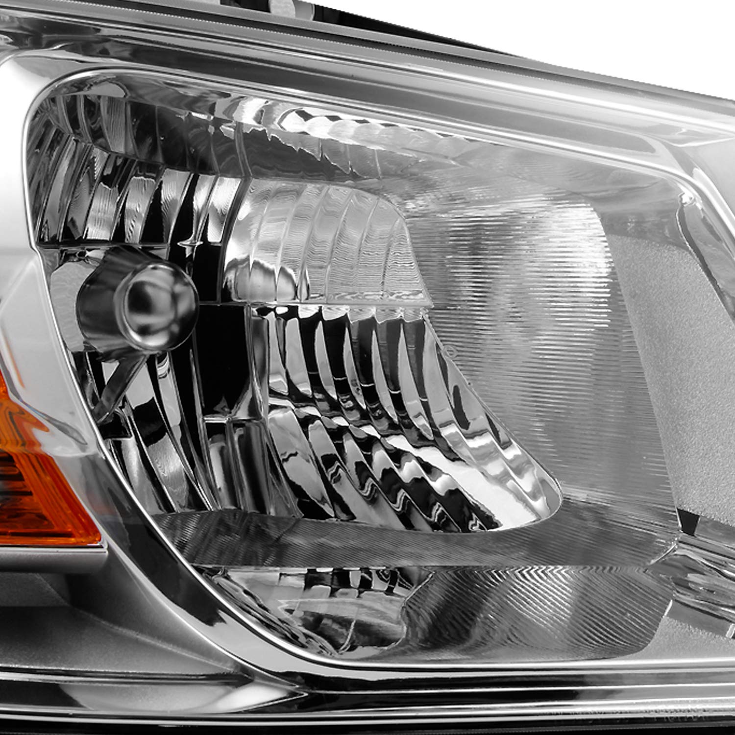 AKKON Chrome Bezel Headlight Housing Replacement for 2008-2010 Dodge Grand Caravan - OE Style Fit, Fog Resistant & Durable for Night Driving & Daily Commute