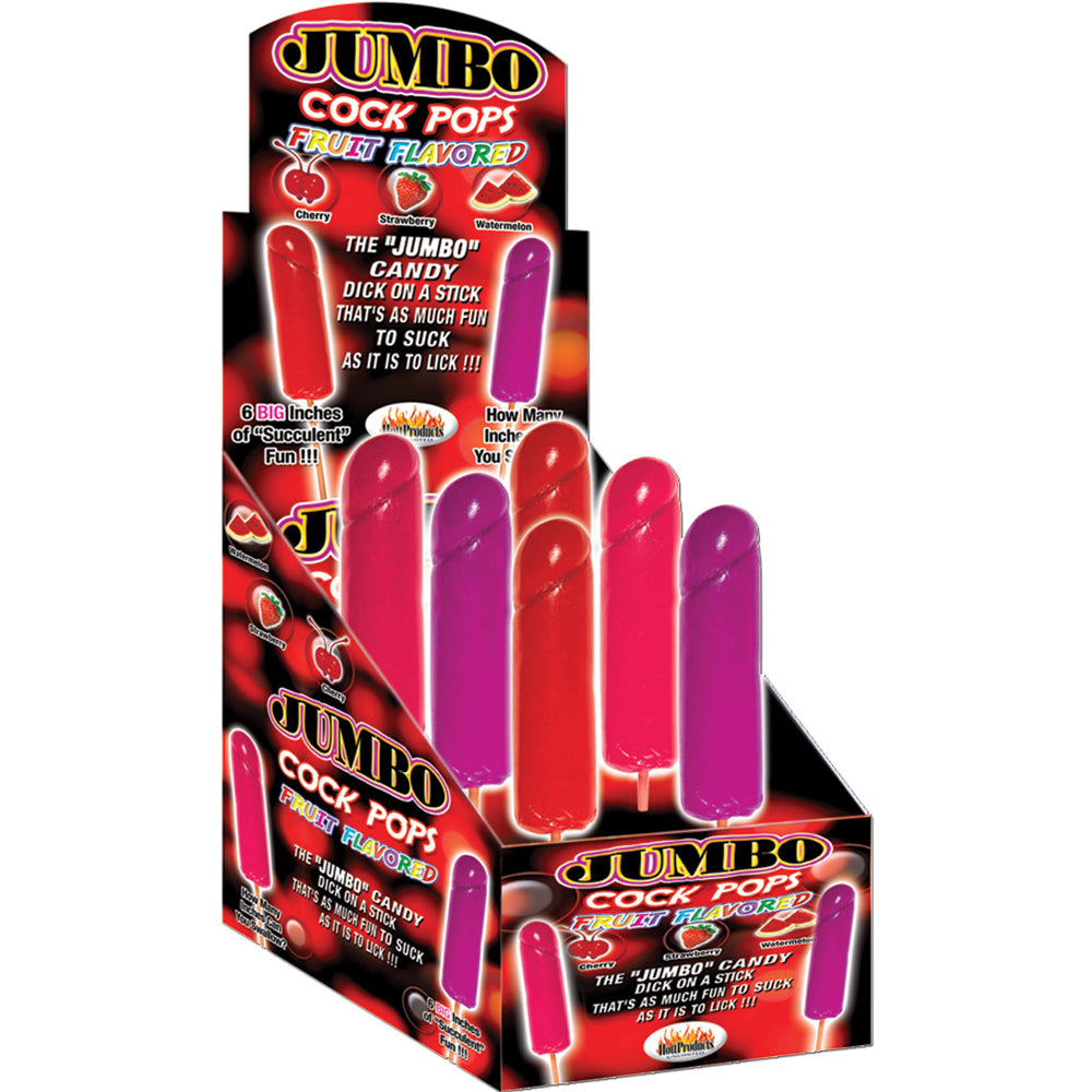 Jumbo Cock Pops Lollipop - Giant Candy for Parties, Gifts & Adult Entertainment - Perfect for Bachelorette, Birthday & Adult-Themed Events