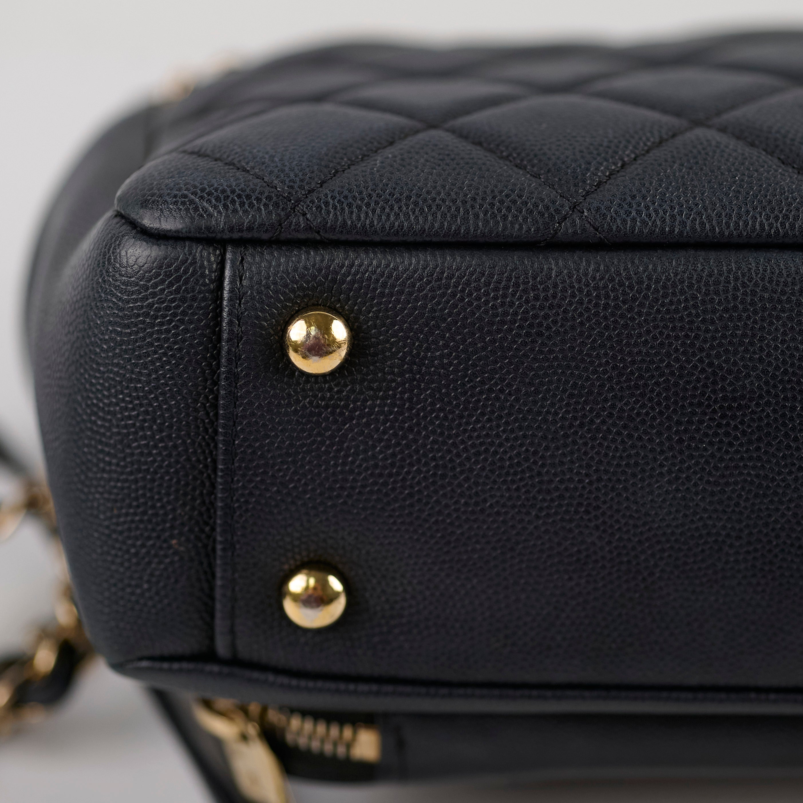 Chanel Caviar Business Affinity Handbag Dark Navy 28cm - Luxury Leather Tote Bag for Women, Perfect for Office, Work & Professional Occasions