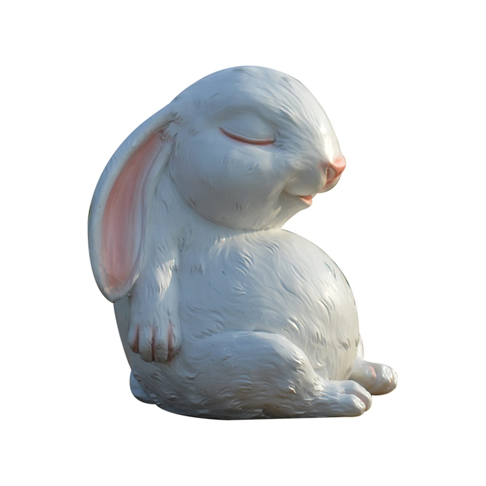 Cartoon Rabbit Garden Ornaments - Outdoor Animal Sculpture for Villa, Courtyard, Kindergarten & Community Decor | Durable Landscape Art | Perfect for Spring Gardens, Playgrounds & Outdoor Theming (Color A)