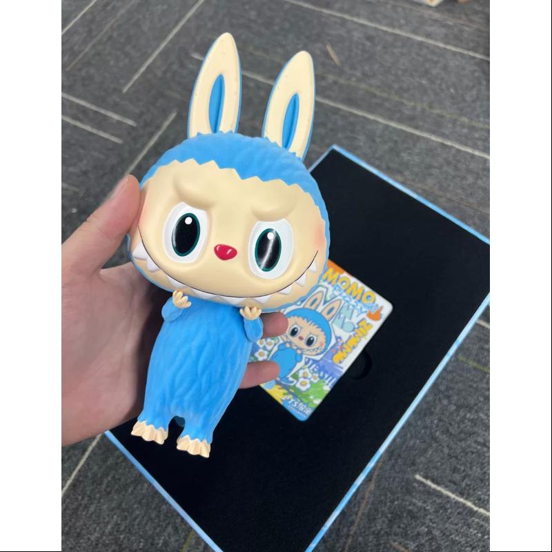 Labubu The Monsters Zimomo Fuzzy Sky Blue Limited Edition Collectible Figure - Cute Anime Character for Display, Gift & Home Decor