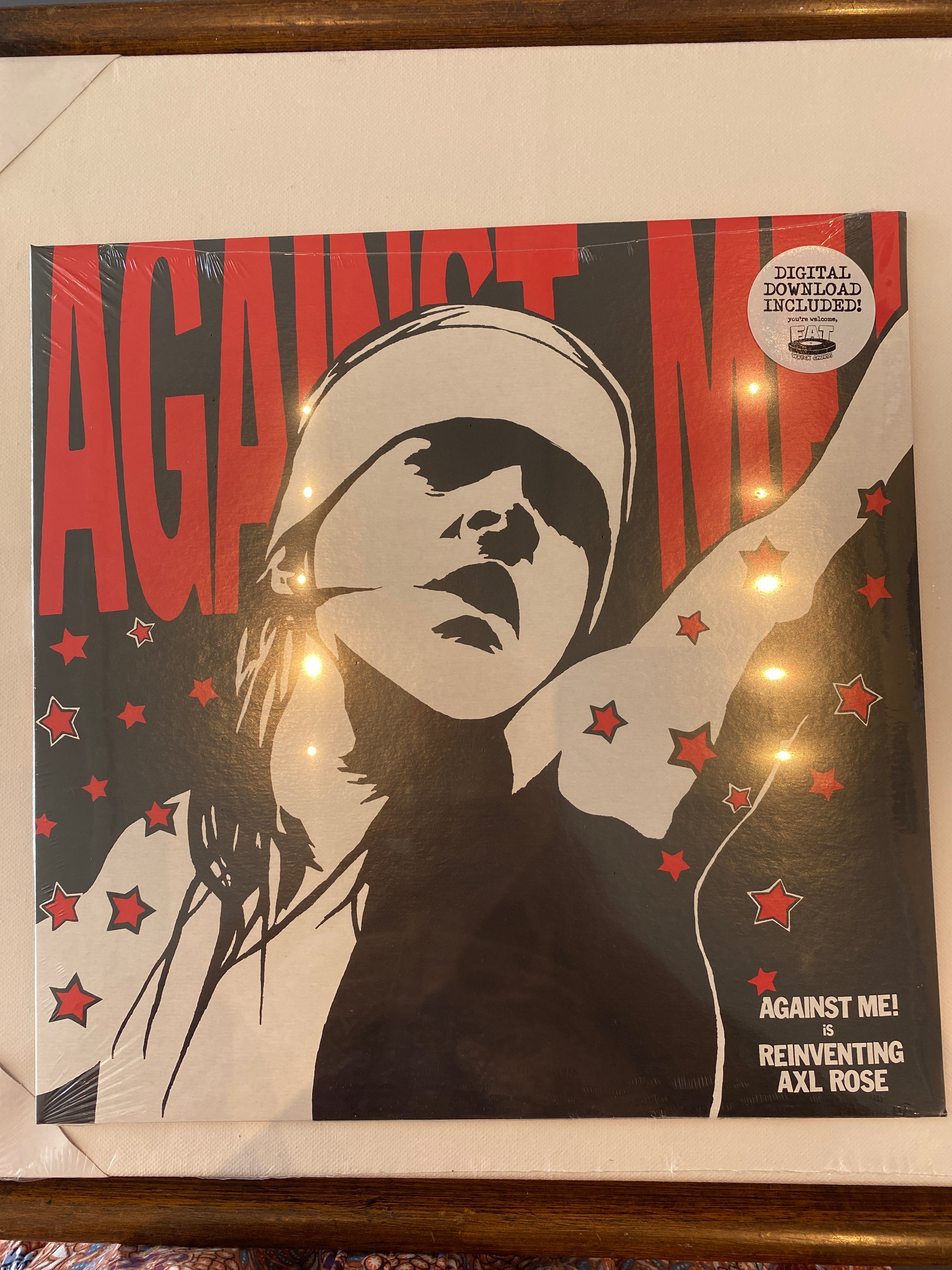 Against Me! Reinventing Axl Rose Vinyl LP Record | Punk Rock Music Album for Collectors & Music Lovers | Perfect for Home Listening & Gift Giving
