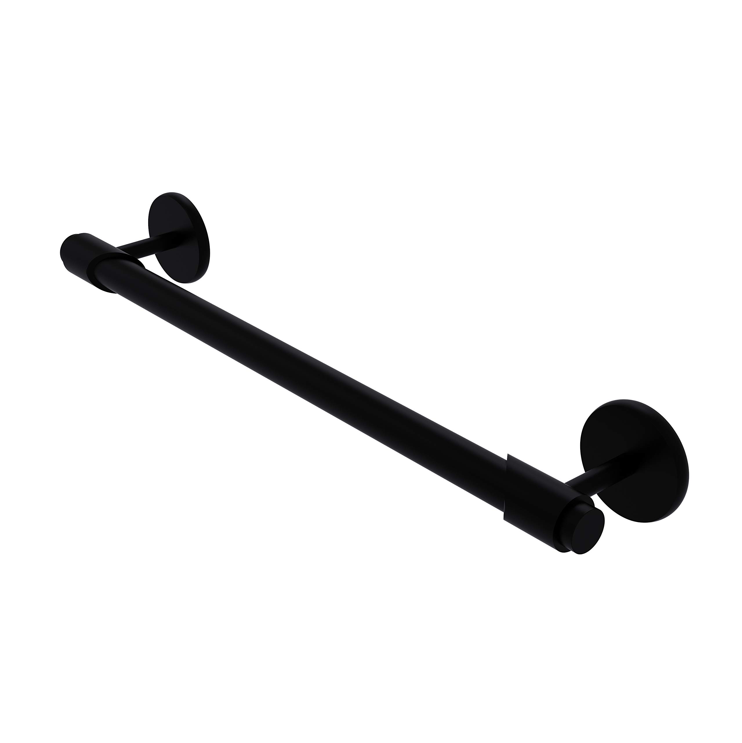 Allied Brass TR-51/36 Tribecca Collection 36 Inch Matte Black Towel Bar - Premium Bathroom Accessory for Modern Homes, Hotels & Spas