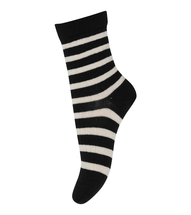 Premium Black Elis Socks by MP Denmark - Comfortable & Stylish Cotton Socks for Men & Women - Perfect for Work, Sports & Everyday Wear