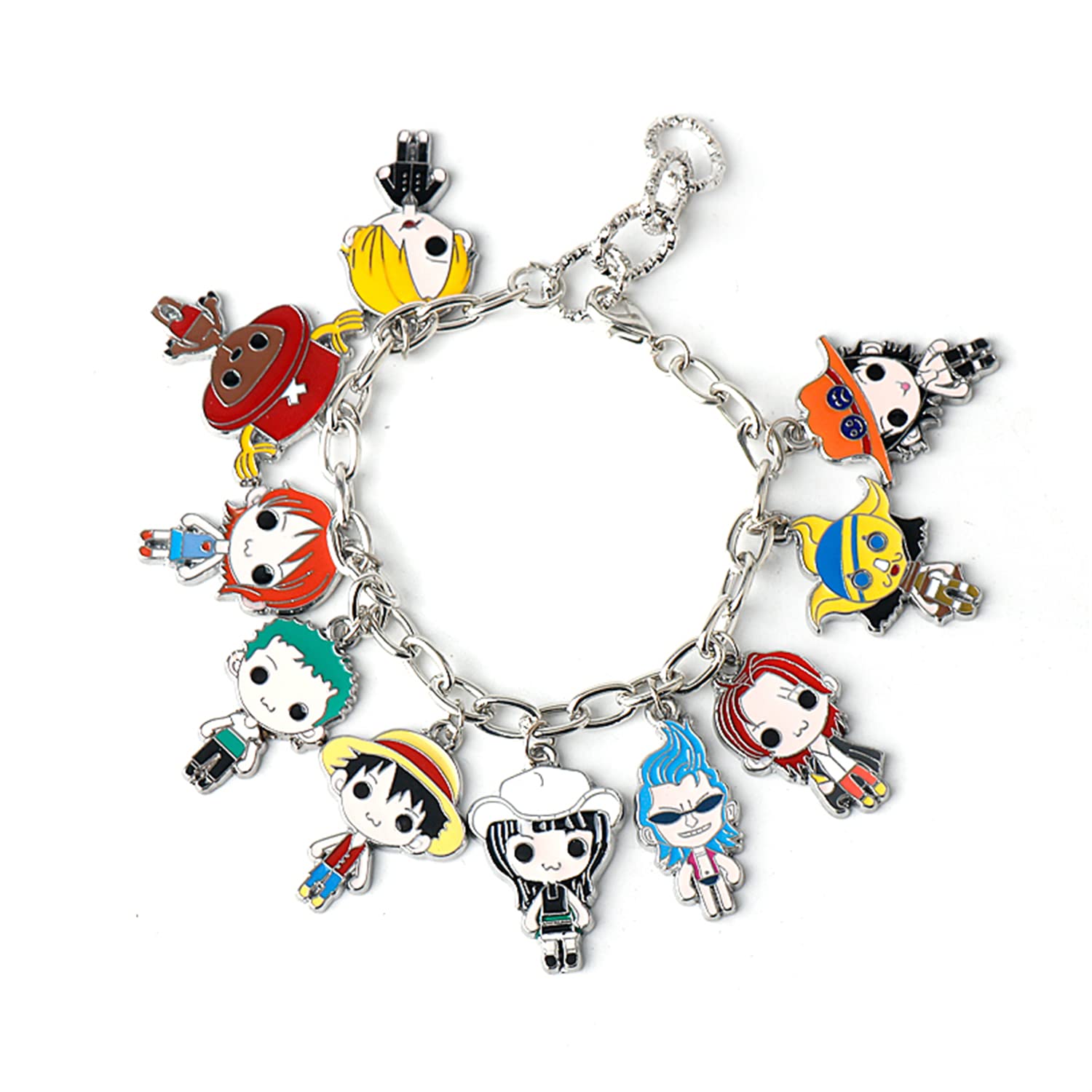 One Piece Anime Bracelets - Luffy Zoro Sanji Cosplay Jewelry for Men & Women - Perfect for Anime Conventions, Gifts, and Fan Collections