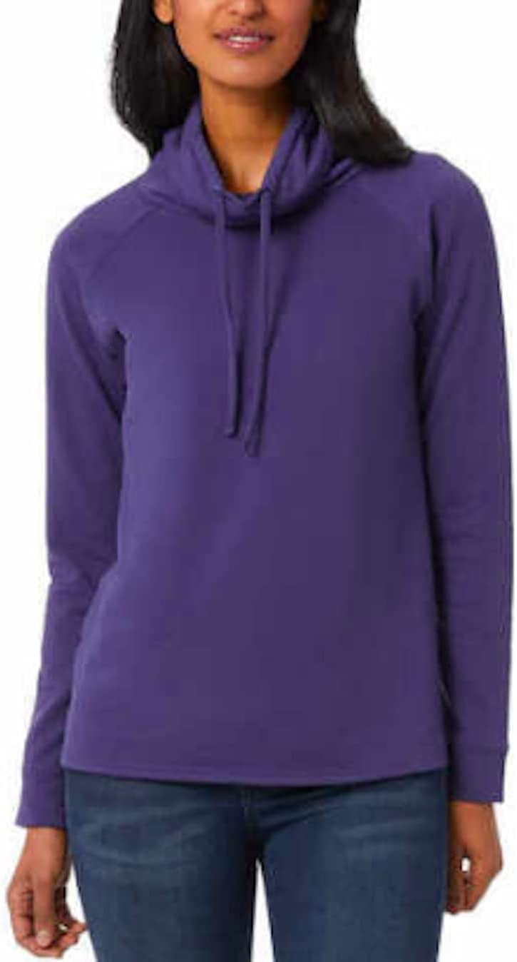 32 DEGREES Heat Women's Funnel Neck Long Sleeve Thermal Shirt - Soft Warm Base Layer for Winter, Cold Weather & Outdoor Activities