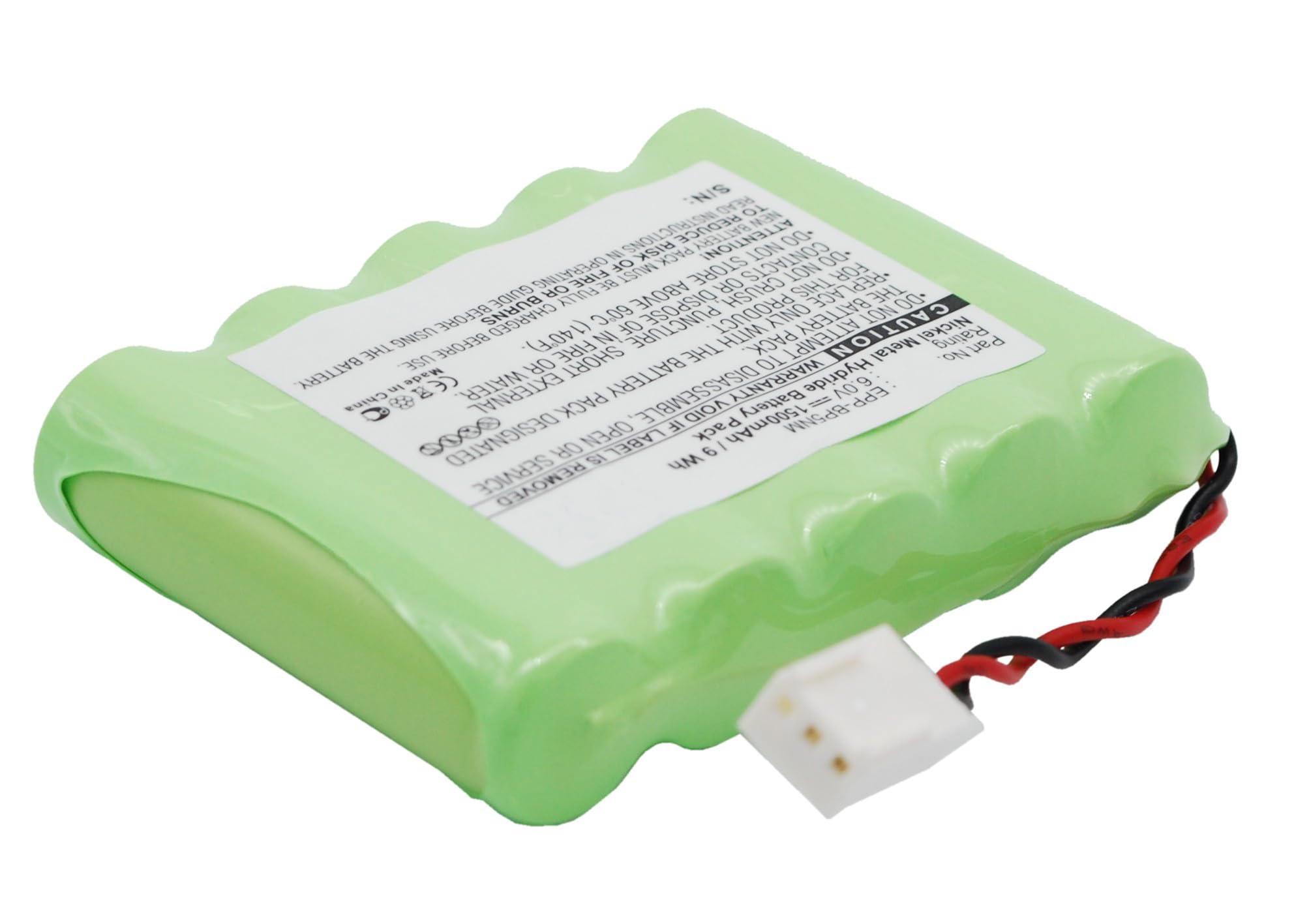Synergy Digital 2-Way Radio Battery - Ni-MH 6V 1500mAh High Capacity Replacement for Ritron VOX100 & EPP-BP5NM - Perfect for Construction, Security, and Outdoor Communication