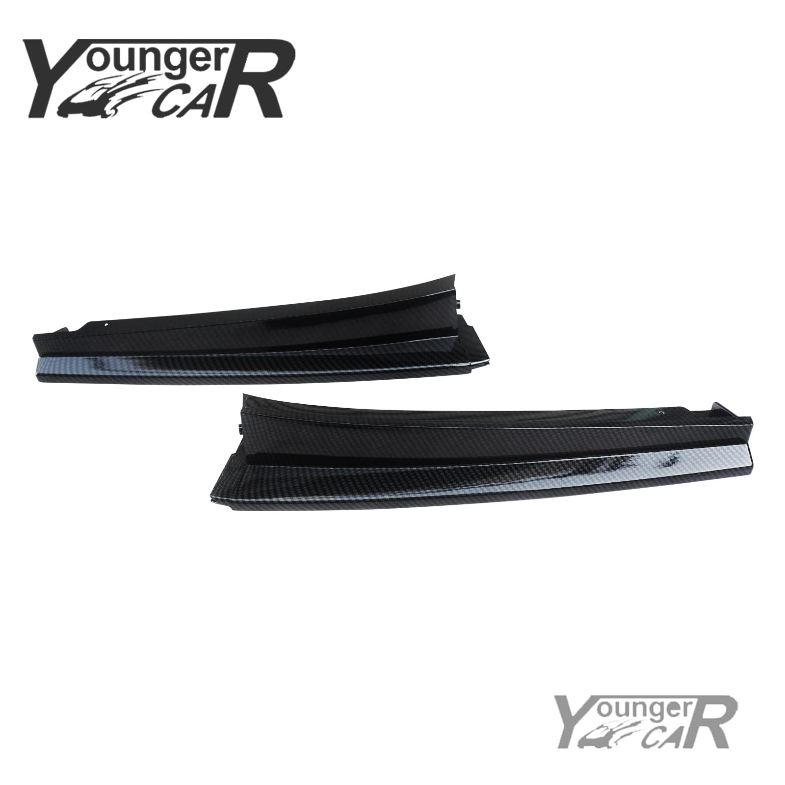 YOUNGERCAR Carbon Fiber Rear Bumper Diffuser for 2022-2023 Honda Civic 11th Gen Sedan | Lower Spoiler Lip Splitter Body Kit | Enhances Sporty Look & Aerodynamics