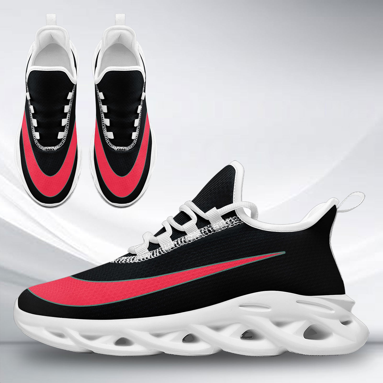 Custom Maxsoul Personalized Sneakers - Breathable Lightweight Running Shoes for Men & Women | Perfect for Gym Workouts, Jogging & Casual Wear (Model FN003 E020109)