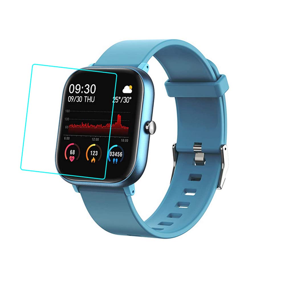 Firyawee Smart Watch Screen Protector 4-Pack - HD Clear, Anti-Scratch, Bubble-Free Protection for Smartwatches | Perfect for Workouts, Swimming & Daily Use
