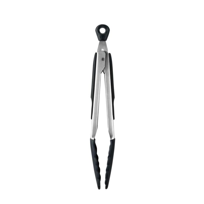 Locking Tongs with Silicone Heads - Non-Slip Kitchen Tongs in Multiple Sizes (6