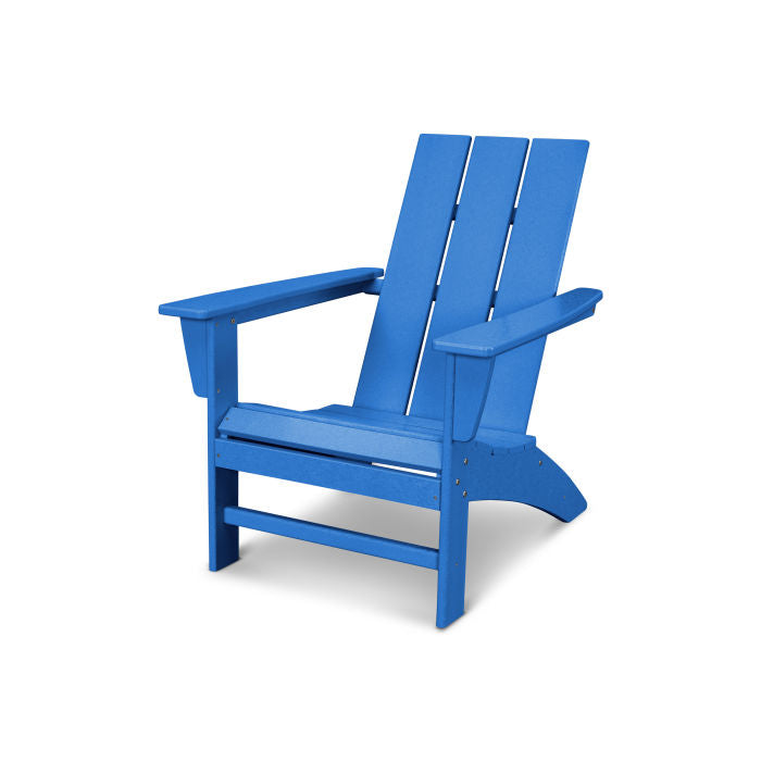 POLYWOOD Modern Adirondack Chair - Durable Outdoor Furniture, All-Weather Resin, Comfortable Patio Seating for Garden, Poolside & Backyard Relaxation