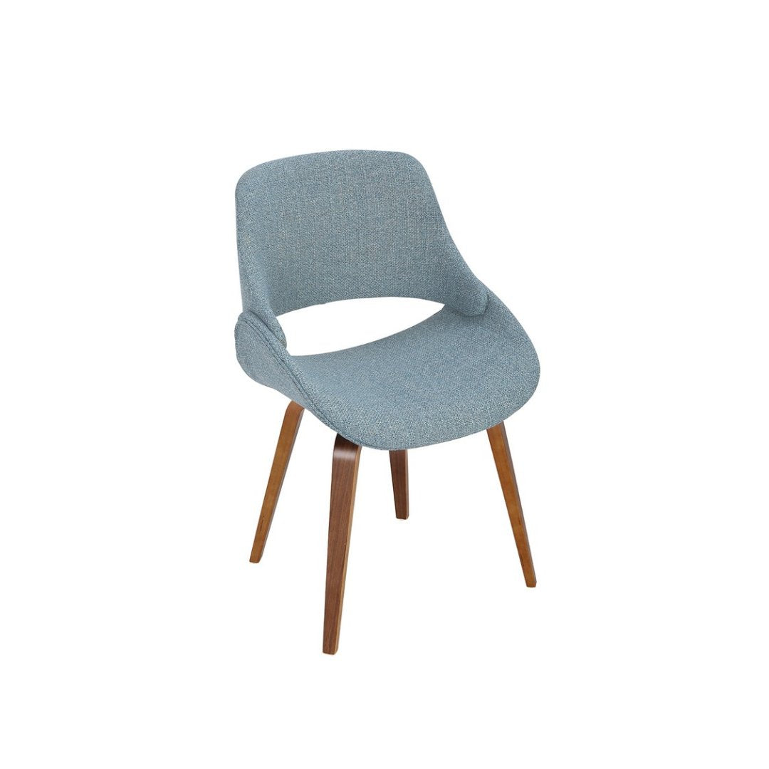 Fabrico Modern Dining Chairs Set of 2 - Sturdy Wooden Kitchen Chairs with Padded Seats - Perfect for Dining Room, Kitchen, Breakfast Nook & Small Spaces