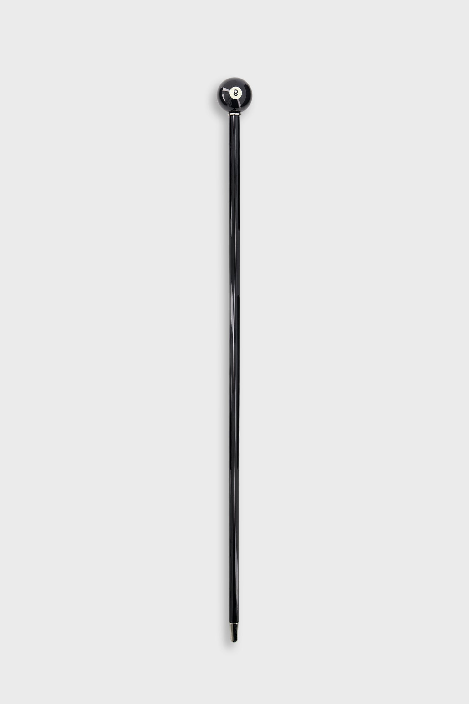 Pasotti Premium Black Billiard Pool 8 Ball Walking Cane - Stylish Mobility Aid for Men & Women - Perfect for Pool Players, Fashion Accessory, and Everyday Use