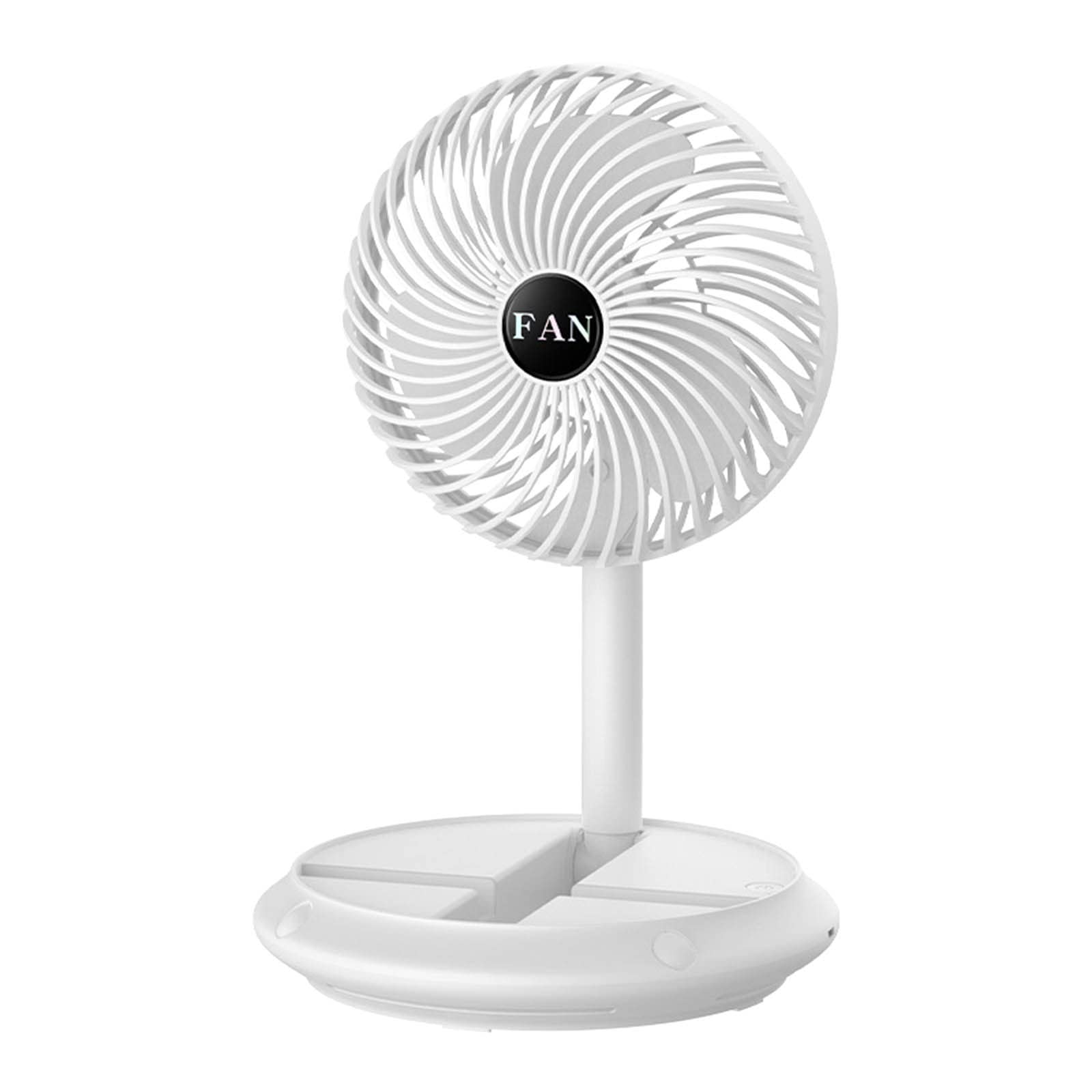 9#MQ Creative USB Rechargeable Retractable Folding Desk Fan - Ultra Quiet Portable Fan for Office, Home & Travel - Perfect for Work, Study & Outdoor Activities