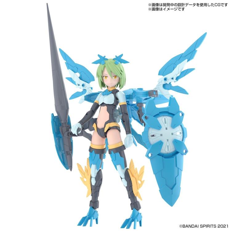 Bandai 30 Minutes Sisters 30MS #05 SIS Ac25g Far Farina (Conductor Form) Anime Model Kit for Collectors - Perfect for Display, Custom Painting & Anime Figure Enthusiasts