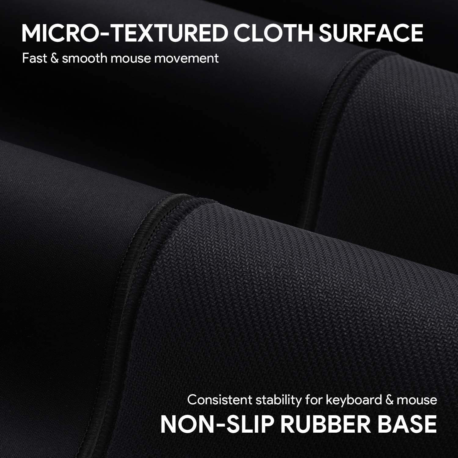 TEKXDD XXL Gaming Mouse Pad - 800mm x 400mm Extended Mouse Mat with Non-Slip Rubber Base for PC, Laptop & Office - Perfect for Gamers & Professionals (Forest Green) | Ideal for Esports, Work & Home Office Setup