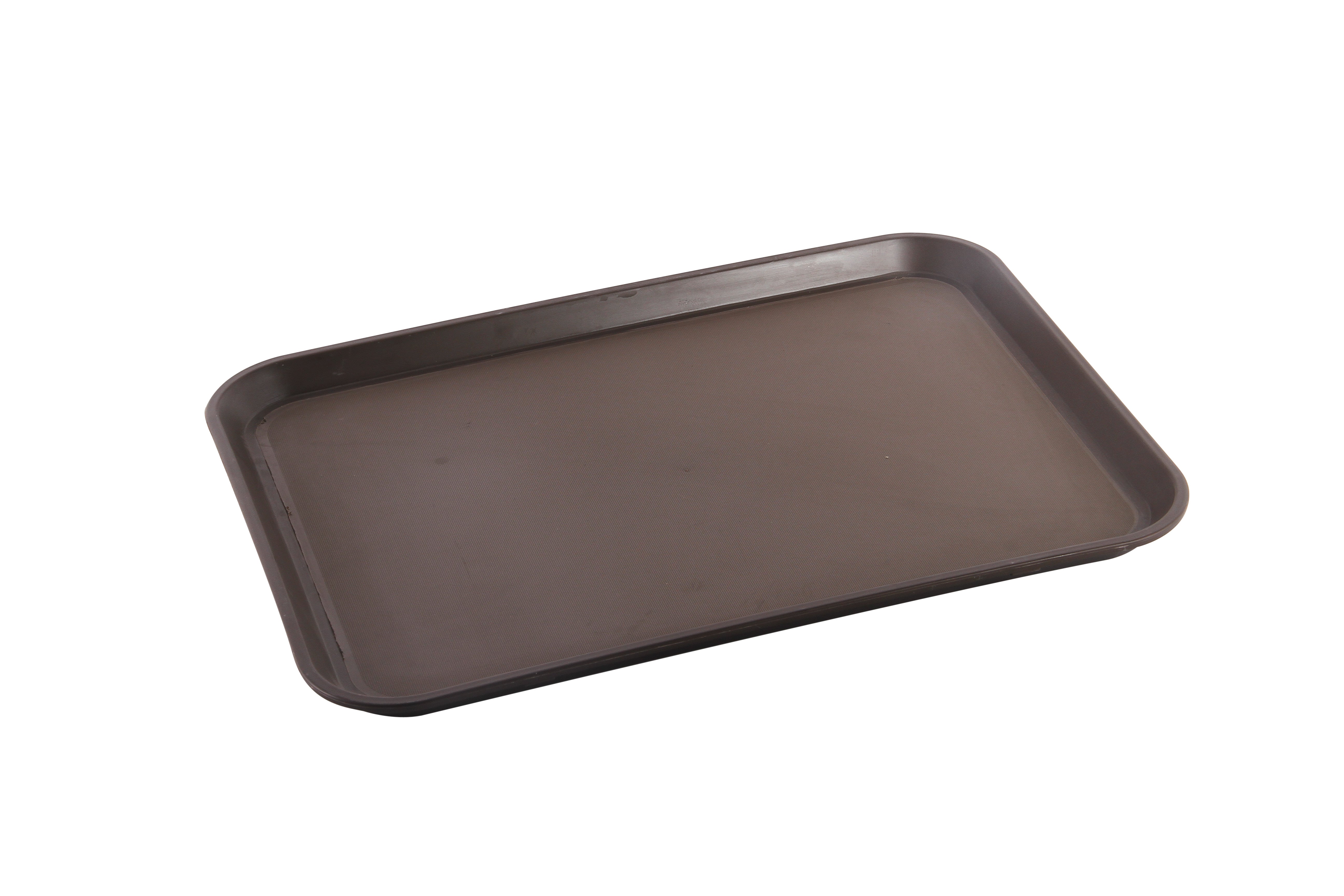 20x15 Inch Rubber Lined Rectangle Tray - Non-Slip Durable Serving Tray for Kitchen, Dining, Office & Outdoor Use