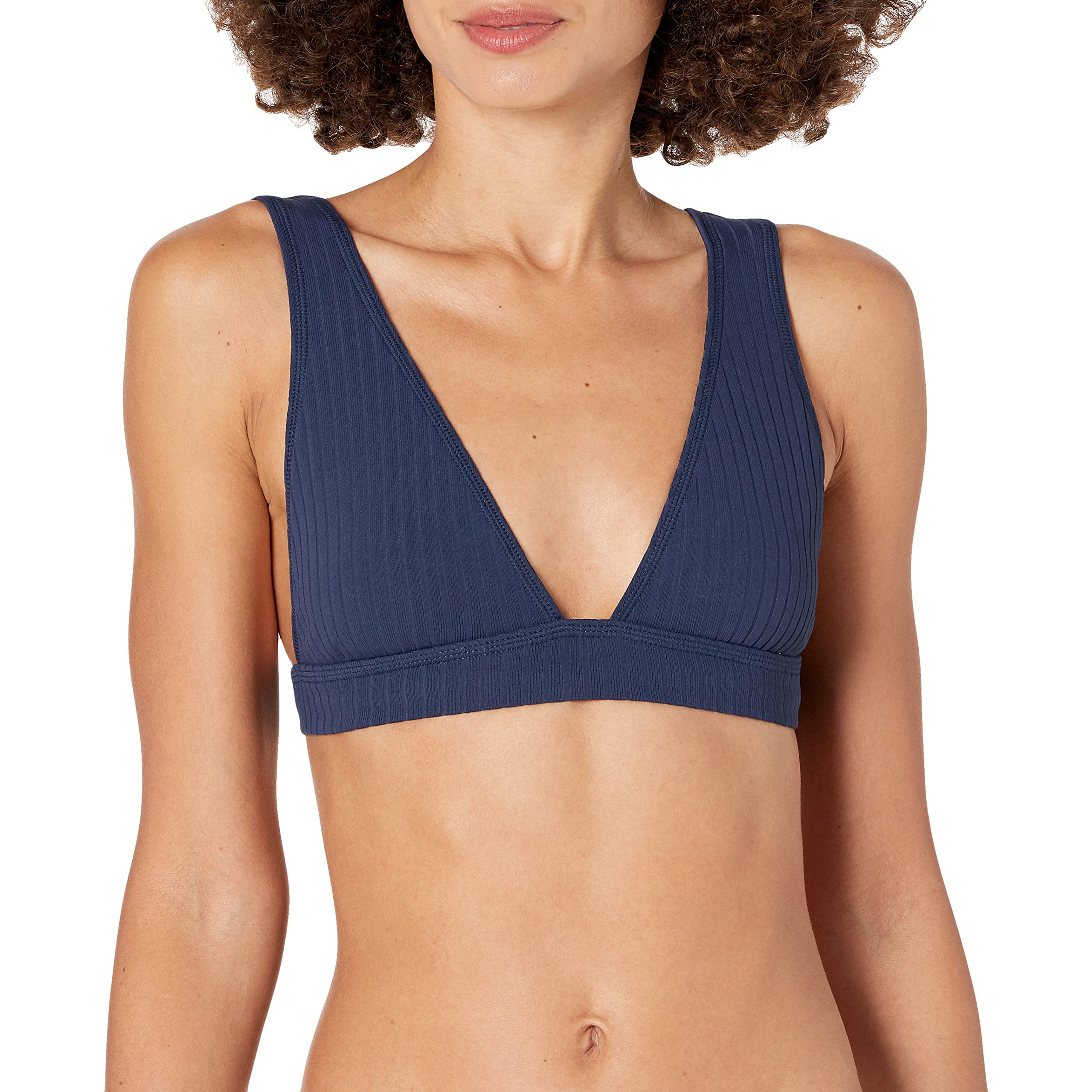 Seafolly Women's Standard Longline Triangle Bikini Top Swimsuit - Stylish Beachwear for Summer Vacation & Pool Parties