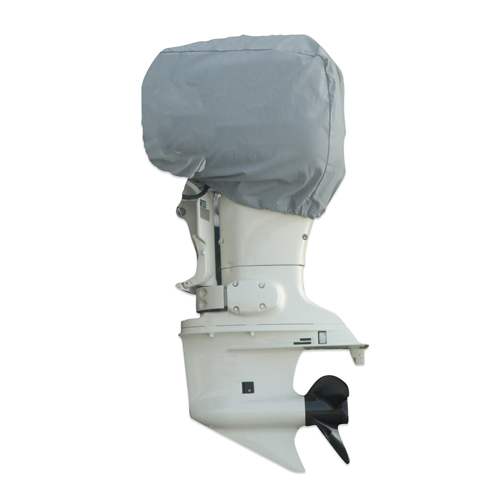 70005S11 Universal Motor Cover - 31 x 29 x 18 inches, Sun Dura 150 HP, Weatherproof Grey - Perfect for Boat, RV, and Outdoor Equipment Protection