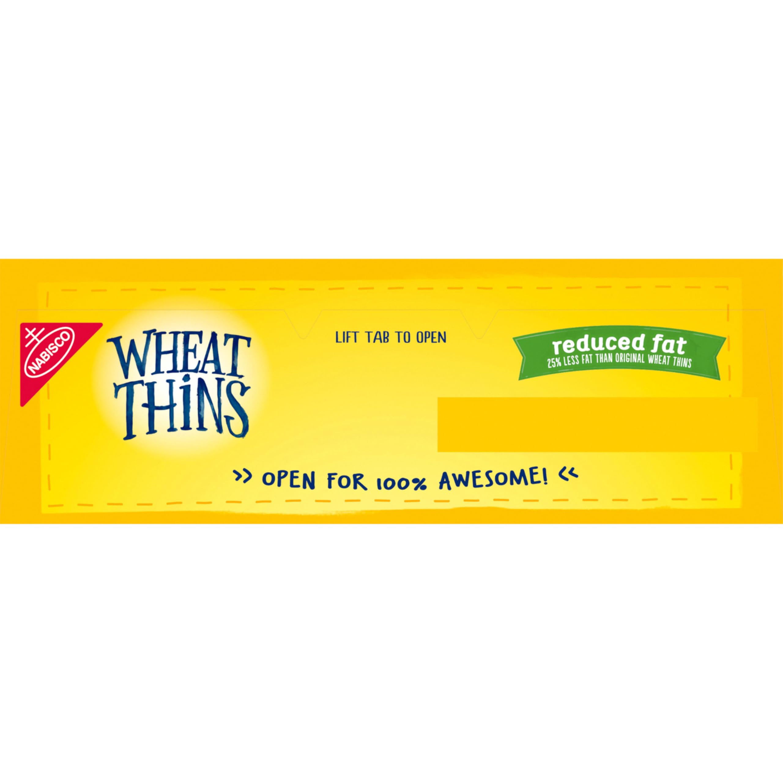 Wheat Thins Reduced Fat Whole Grain Wheat Crackers - Healthy Snacks for Adults & Kids - Family Size Bulk Pack (6-12.5 oz Boxes) - Perfect for School Lunches, Office Snacks & Party Platters