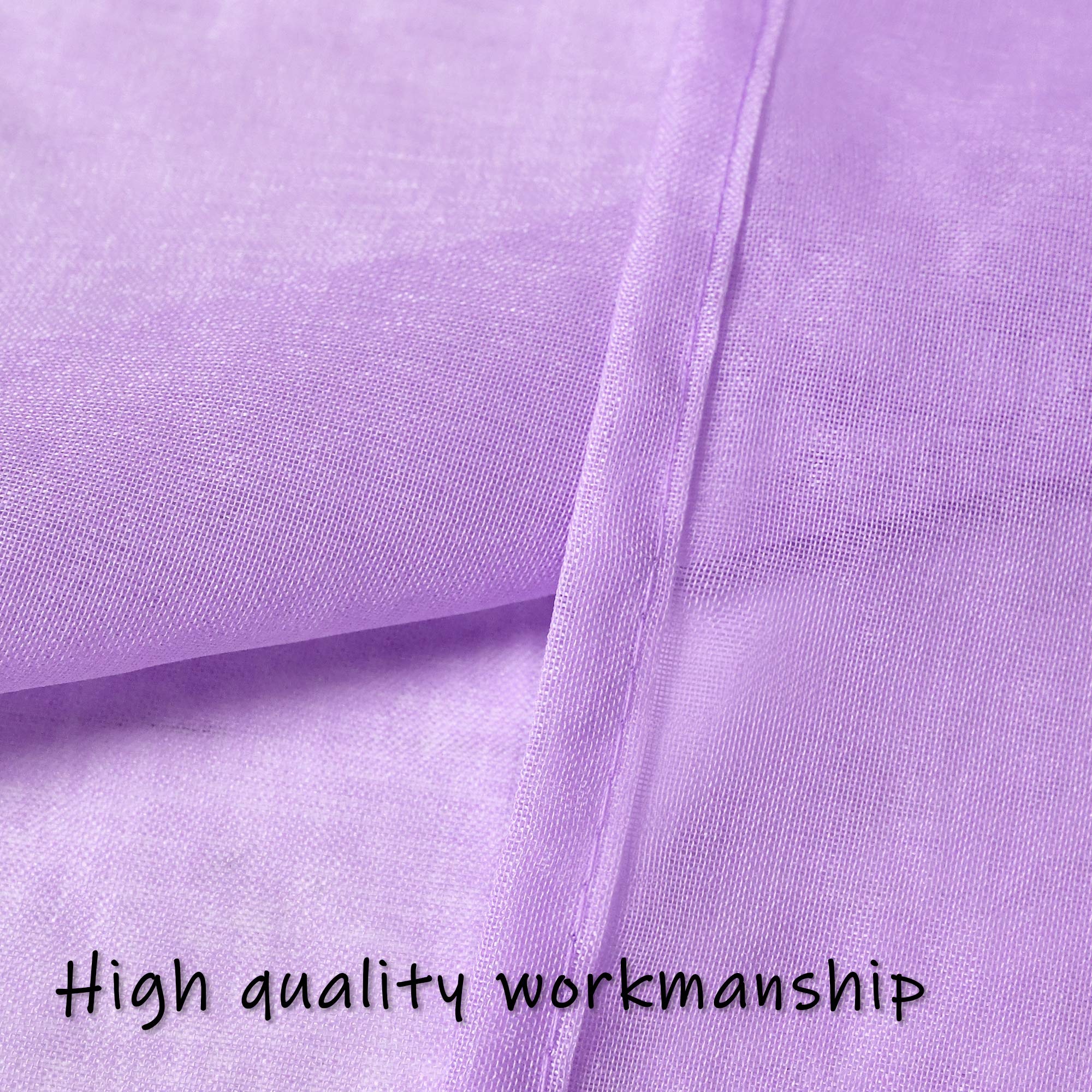 Dualife 36 Inch Purple Sheer Kitchen Curtains - Semi-Sheer Tier Cafe Curtains with Linen Look for Privacy, Bathroom, Basement & Small Windows (34x36 Inches, Lilac) - Perfect for Kitchen Decor, Bathroom Windows & Cozy Home Styling