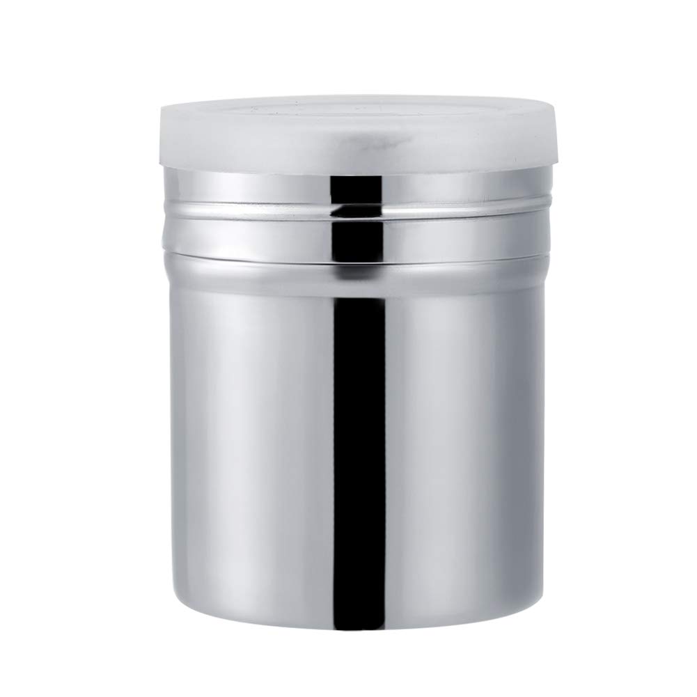 Premium Stainless Steel Multi-Hole Sugar Shaker & Seasoning Jar - Perfect for Baking, BBQ, Coffee, and Dessert Decoration (Small Size)
