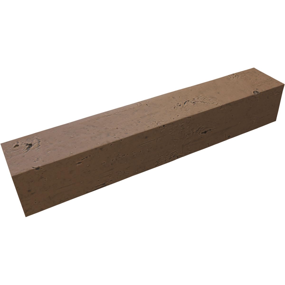Ekena Millwork BMKP3C0040X040X096ZD 3-Sided U-Shaped Knotty Pine Endurathane Faux Wood Ceiling Beam - 4