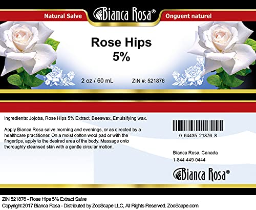 Organic Rose Hips 5% Salve (2 oz) - 2 Pack for Dry Skin & Joint Relief | Natural Herbal Remedy for Eczema, Psoriasis & Arthritis | Soothing Moisturizer for Hands, Elbows & Knees