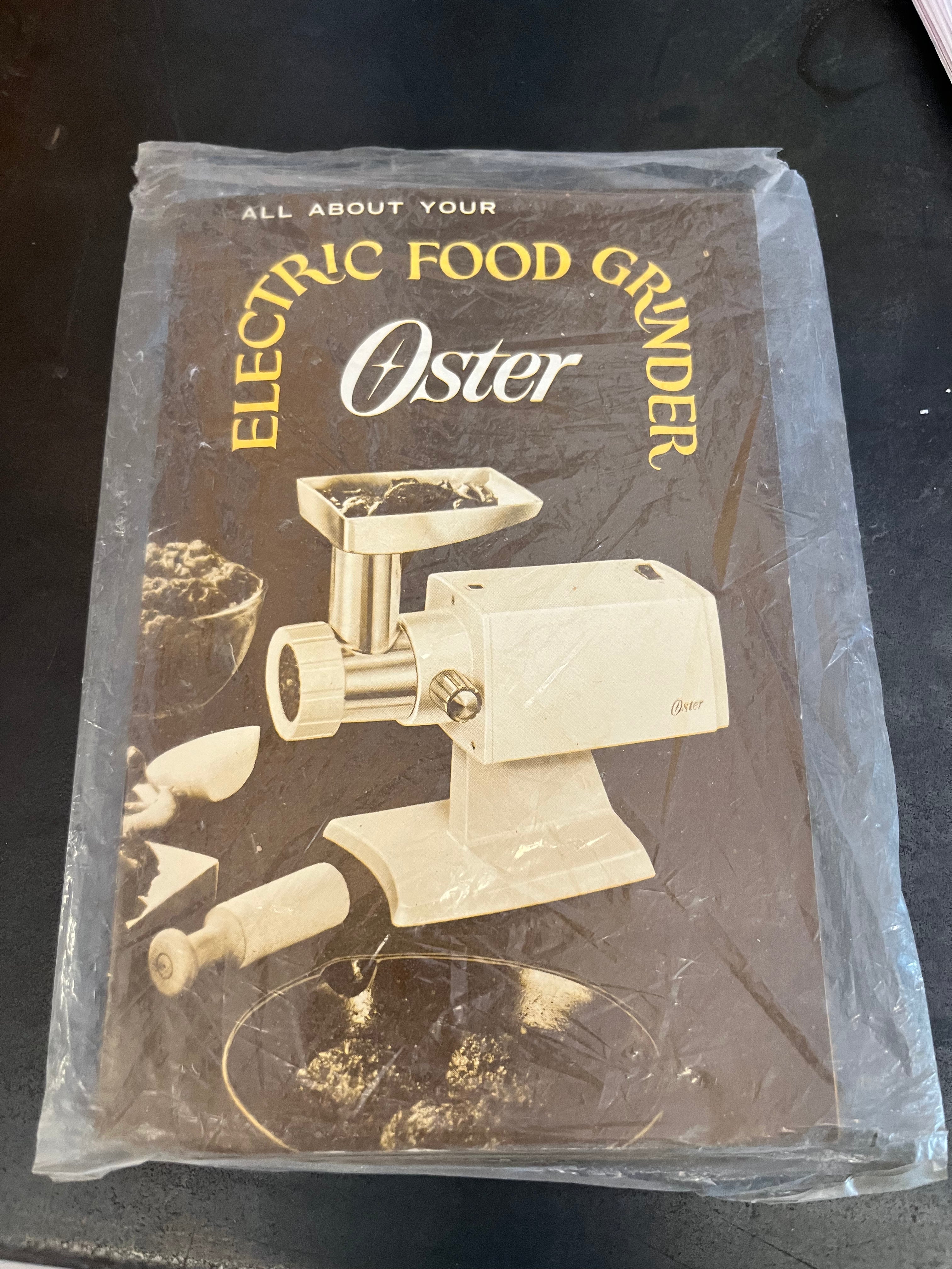 Oster Electric Food Grinder - Powerful 250W Motor for Grinding Meat, Nuts, Spices & More - Perfect for Home Cooking, Meal Prep & DIY Spice Blends
