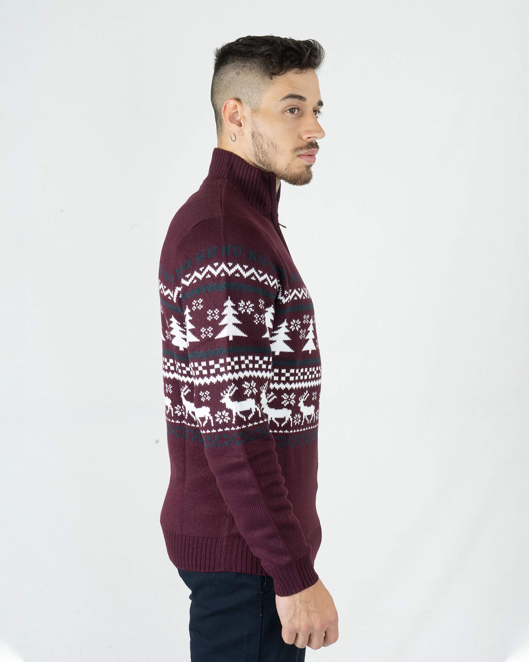 Festive Fair Isle Christmas Jumper - Unisex Knit Sweater for Men & Women (S-2XL) - Holiday Party Wear