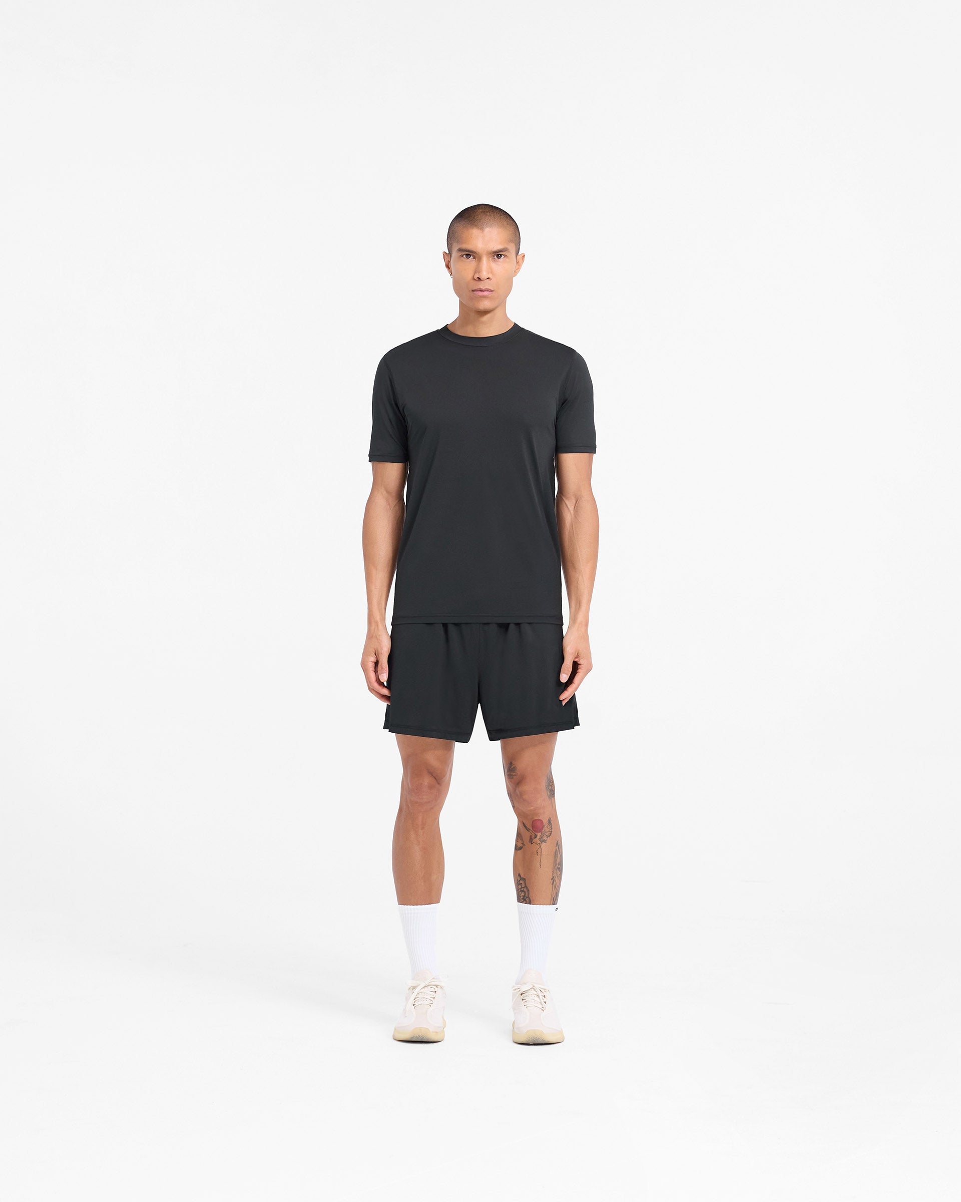 247 DNA Mesh Shorts for Men - Breathable & Lightweight Running Gym Workout Shorts - Black - Perfect for Jogging, Training & Outdoor Activities