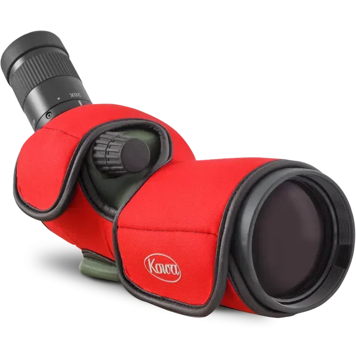 Kowa C 500R Stay-On Protective Case for TSN 500 Series Spotting Scopes - Red | Durable Cover for Birdwatching, Hunting & Outdoor Adventures