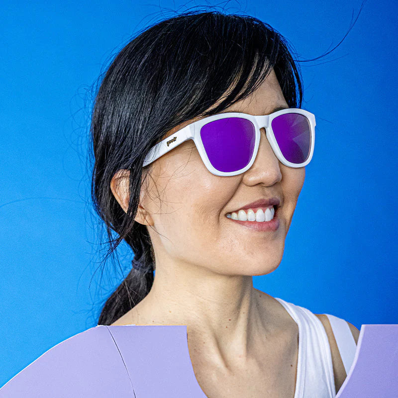 Goodr Side Scroll Eye Roll Sunglasses - Polarized UV Protection for Running, Cycling & Outdoor Activities