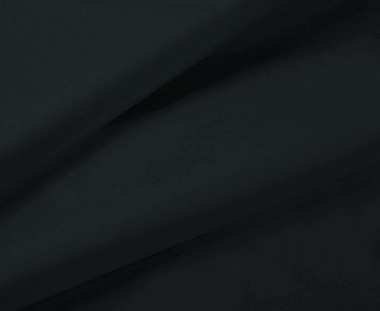 1000TC Ultra Soft Fitted Sheet & Pillowcase Set - Single Size Bed Sheets - Black - Luxury Bedding for Hotels, Dorms & Guest Rooms