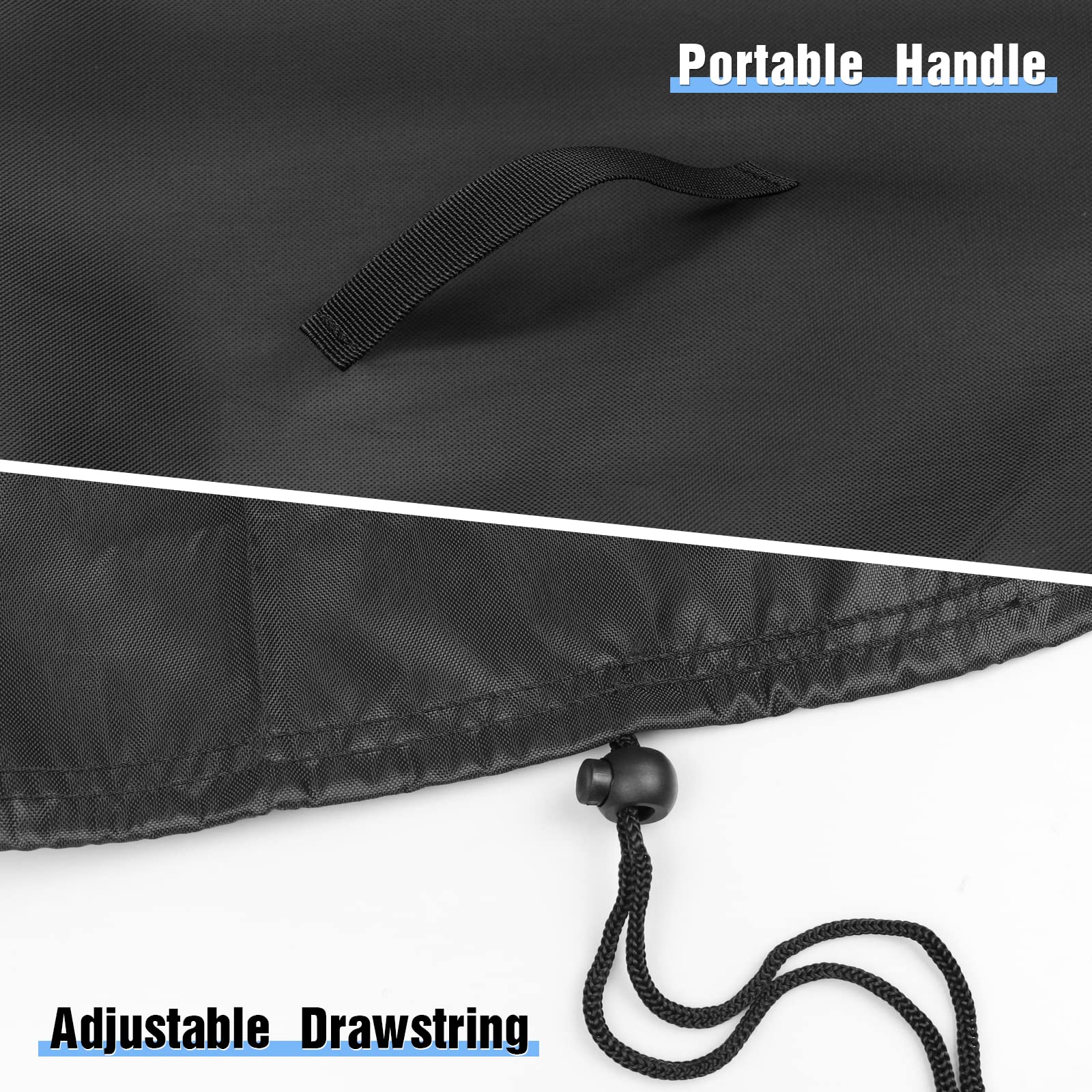 Kingling Waterproof Grill Cover for Big Horn Outdoors Portable Infrared Propane Gas Grill - Fits 17x17x15 Inches - Protective Cover for Infrared Grill, Steak Cooker & BBQ Propane Oven (Cover Only) - Perfect for Outdoor Cooking, Camping & Backyard Barbecues